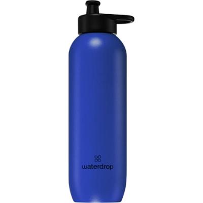Waterdrop Ultralekka butelka na wodę ze stali nierdzewnej, kolor Lightning Blue, 800 ml