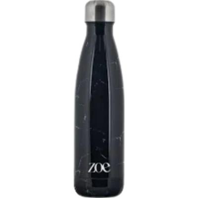 ZOE Butelka termiczna ze stali nierdzewnej, czarna 500 ml