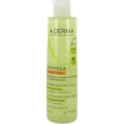 A-Derma Exomega Control Emolientowy żel do mycia twarzy zapobiegający zadrapaniom 200ml
