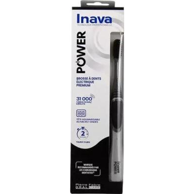 Inava Elektryczna szczoteczka do zębów Power Premium, czarna