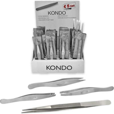 Kondo miękka w dotyku pęseta do rzęs ze stali hartowanej