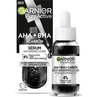 Garnier Pure Active Aha Bha Charcoal Serum przeciw niedoskonałościom 30ml