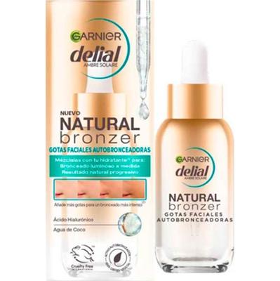 Delial Naturalne samozapłonujące krople do twarzy brązujące 30 ml