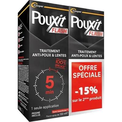 Pouxit Flash Preparat przeciw wszom i gnidom 2x150ml