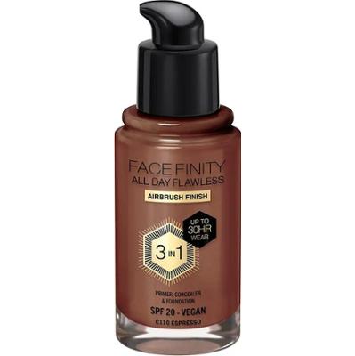Max Factor Facefinity przez cały dzień Flawless Podkład 3 w 1 C110-Espresso 30ml