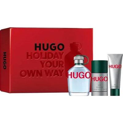 Hugo Boss Hugo Man and T 125ml V Dezodorant w sztyfcie 75ml Żel 50ml