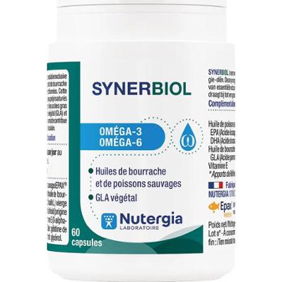 Nutergia Synerbiol Omega 3 mi Omega 6 60 Kapsułek