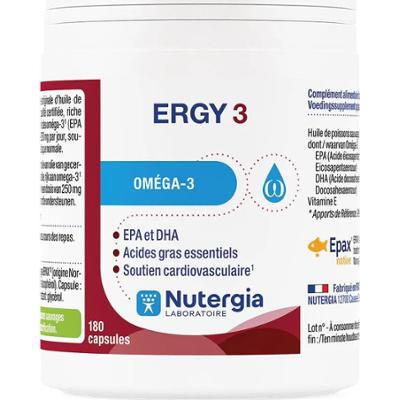 Nutergia Ergy 3 Omega 3180 kapsułek