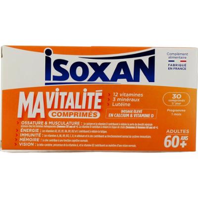Isoxan Senior Vitality Energia, Pamięć i Koncentracja 20 Tabletek