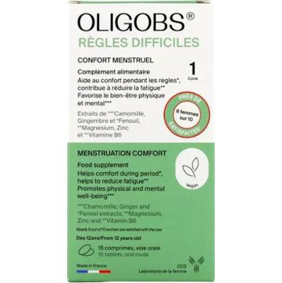 Oligobs Trudne Okresy - Komfort Menstruacyjny - 15 Tabletek