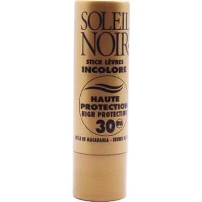 Soleil Noir N°25 Bezbarwna pomadka do ust o wysokiej ochronie Spf30 4g