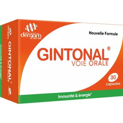 Dergam Gintonal Odporność i Energia 30 kapsułek