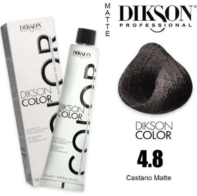 Kolor Dikson 120 ml 4,8 matowy brąz