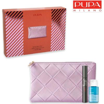 Pupa cof.mascara vamp wszystko w jednym + dwufazowy płyn do demakijażu 50ml