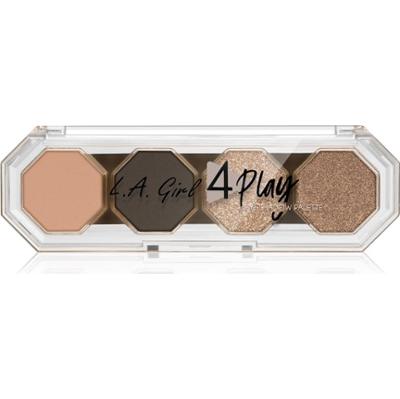 L.A. Girl Cosmetics 4 Play Paleta cieni do powiek Color Seduce 3,2 g