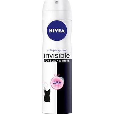 Przezroczysty spray 200 ml Nivea Niewidoczny dla czerni i bieli