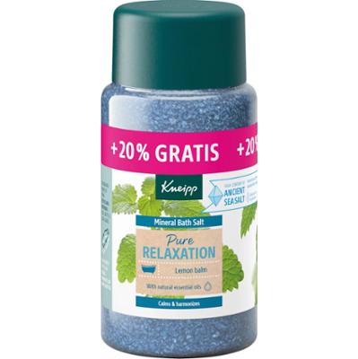 Kneipp Pure Relaxation Sól do kąpieli dla doskonałego relaksu - 600 ml