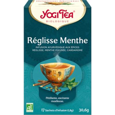 Yogi Tea Ajurwedyjski organiczny napar z lukrecji i mięty 17 saszetek