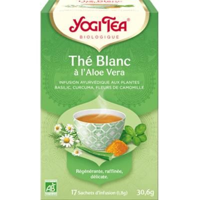 Yogi Tea Herbata biała z organicznym aloesem 17 saszetek