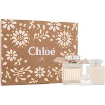 Chloé Zestaw prezentowy 9Chloe eau de parfum 75 ml, balsam do ciała 100 ml oraz Chloé Chloé miniatura eau de parfum 5 ml - 75 ml