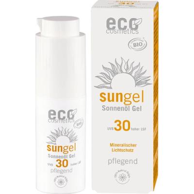 Eco cosmetics Olejek do opalania w żelu do twarzy SPF 30 30 ml