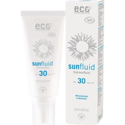 Eco cosmetics Fluid do opalania Sensitive SPF 30 100 ml