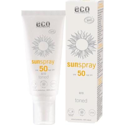 Eco cosmetics Spray przeciwsłoneczny z tonacją SPF 50 z Q10 100 ml