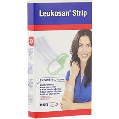 Opatrunek w paski Leukosan 6x75 mm 2 jednostki Bsn Medical