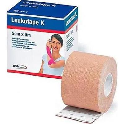 BSN Medyczny Leukotape Bandaż techniczny neuromięśniowy Vnm beżowy 5 cm x 5 C