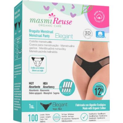Masmi Majtki menstruacyjne - Eleganckie, XL