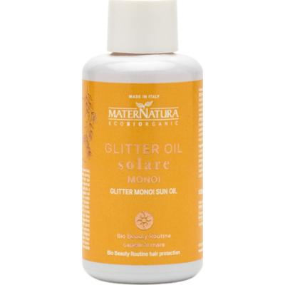 Maternatura Olejek do opalania Monoi Glitter, 100 ml