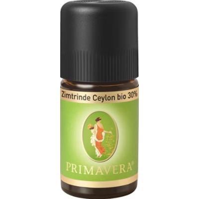 Primavera Olejek eteryczny z kory cynamonowca cejlońskiego, organiczny 30%, 5 ml