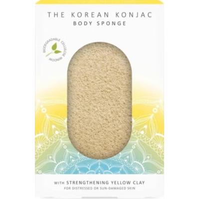 The konjac sponge company Mandala Konjac Gąbka do ciała z żółtej glinki