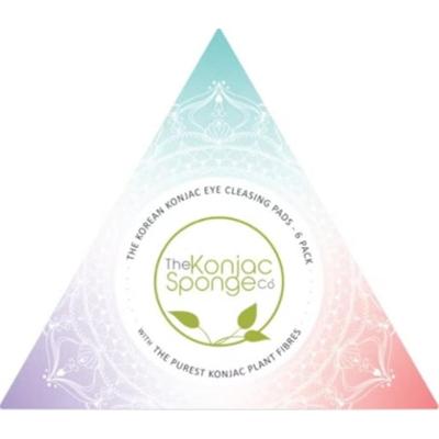 The konjac sponge company Opakowanie płatków do oczyszczania oczu, 6 szt.
