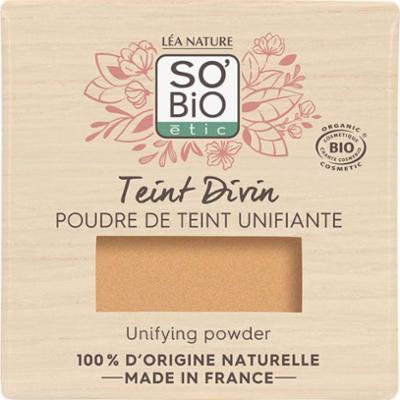 Natura Lea so bio étic Proszek ujednolicający Teint Divin, 25 Beżowo-złoty (8 g)