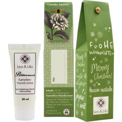 Leo & lilo Mały prezent świąteczny z życzeniami świątecznymi z kamelii (20 ml)