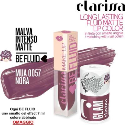 Be Fluid Nora intensywnie fioletowo-fioletowa matowa pomadka do ust 4 ml