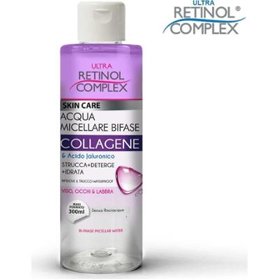Retinol complex Dwufazowa woda micelarna z kolagenem i kwasem hialuronowym 300 ml