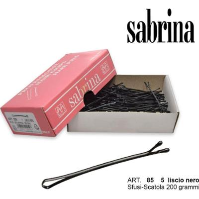 Sabrina klips kulkowy nr 5 gładki czarny - luzem 200 gramów