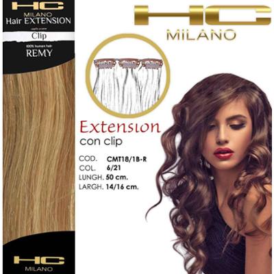 Przedłużenie Hc milano 3 klipsy remy szerokość 14-16cm długość 50cm kol.6/21 mieszany ciemny złoty blond/bardzo jasny jasny blond 6,3/9,32