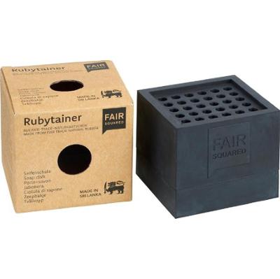 Fair squared Uchwyt na mydło Rubytainer Black