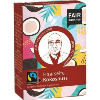 Fair squared Mydło do włosów Fairtrade Coconut Hair Soap Anniversary Edition 80g