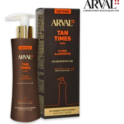 Arval half times - tan times body - płyn rozświetlający 150 ml