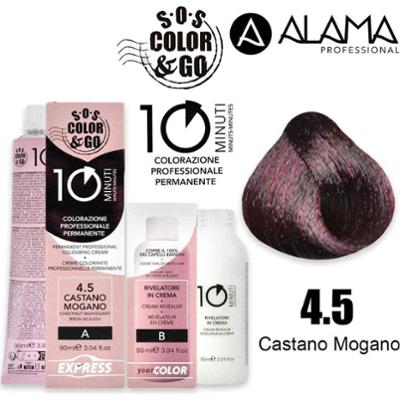 SOS color & go 10 minut 4,5 koloryzacja 10 minut zestaw duet 90 + 90 ml zestaw