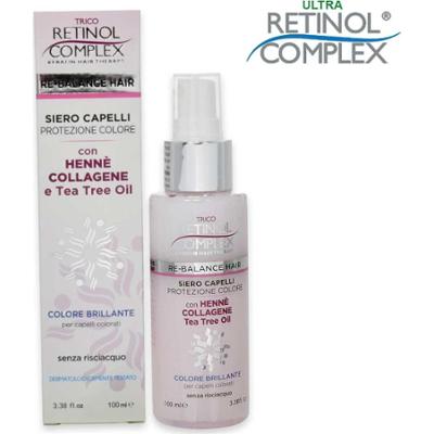 Keratynowe serum kompleksowe 100 ml ochrona koloru z henną i kolagenem
