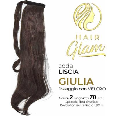 GIULIA HAIR GLAM OGON Z WŁÓKNEM NA RZEP REVOLUTION 2 70cm