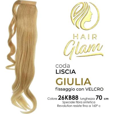 GIULIA HAIR GLAM OGON Z WŁÓKNEM NA RZEP REVOLUTION 26KB88 70cm