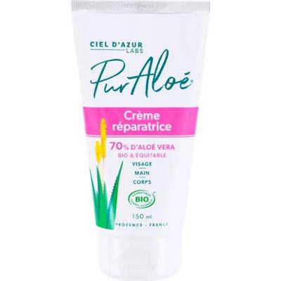 Pur aloé Organiczny krem regenerujący do twarzy, rąk i ciała Aloe Vera 150ml