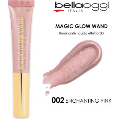 Bella oggi Magic Glow Wand Fluid Endinging Iluminating pink 002