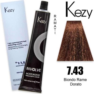 Kezy dotyczy koloru 100 ml złoty miedziany blond 7,43